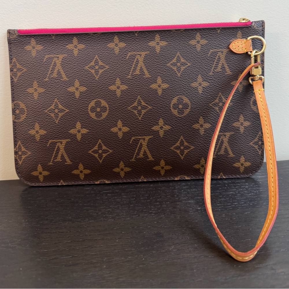 Louis Vuitton Brown Monogram Wristlet